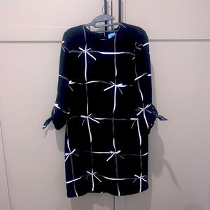 CeCe black quarter sleeve dress.